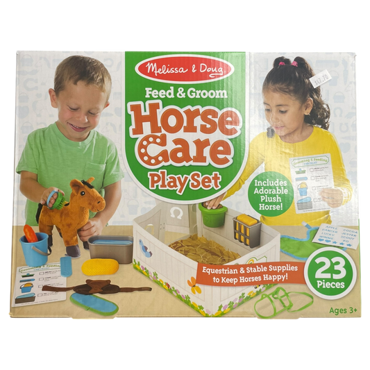 Feed & Groom Horse Care Play Set
