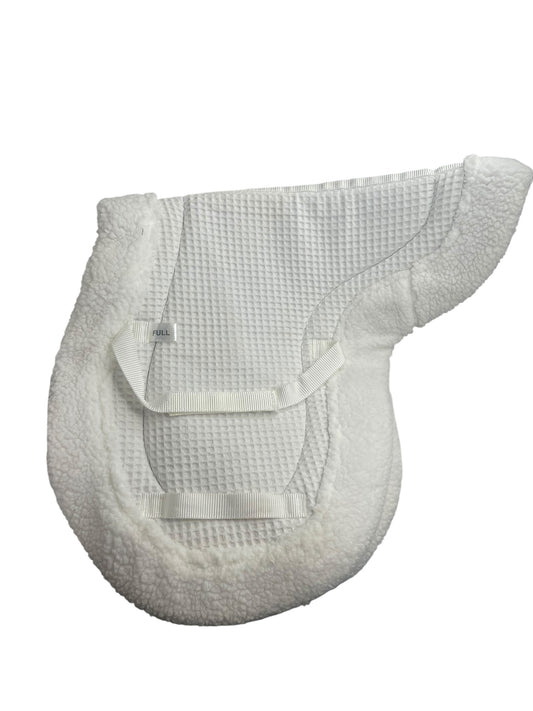 CONSIGNMENT Fleece Shaped Equitation Saddle Pad #1