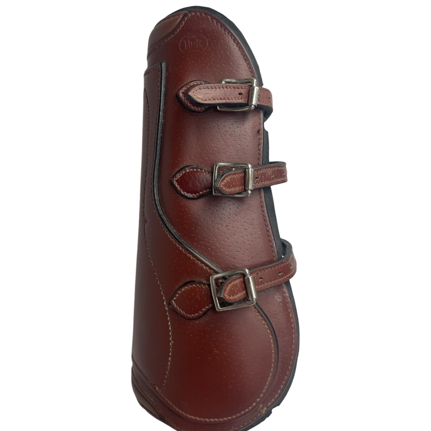 CONSIGNMENT HDR Leather Open Front Boots