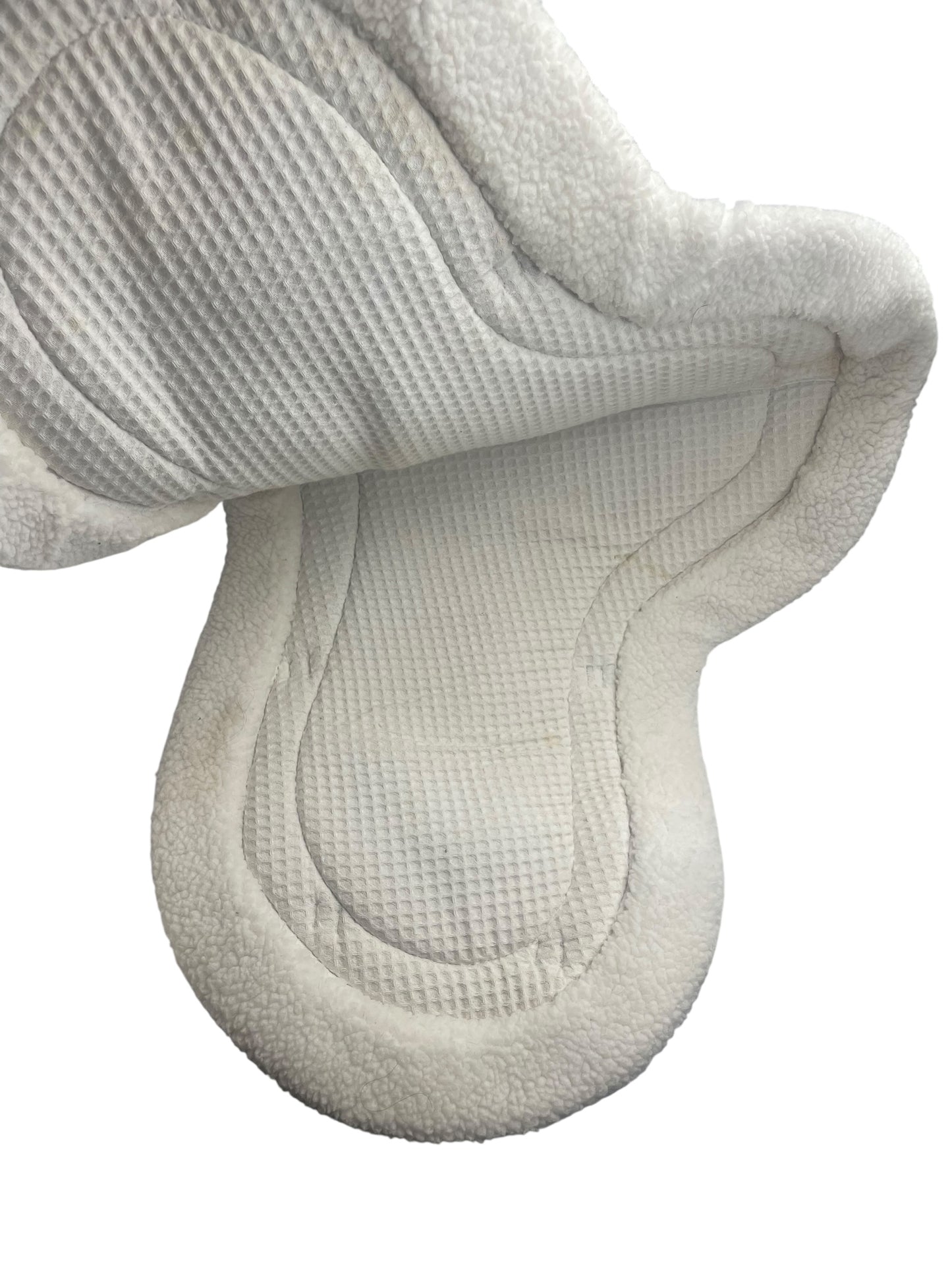 CONSIGNMENT Fleece Shaped Equitation Saddle Pad #1