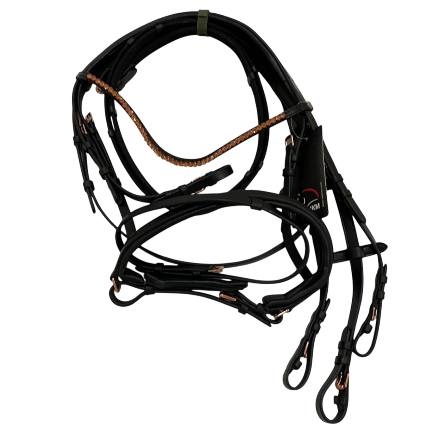 HKM Rosegold Glamour Bridle