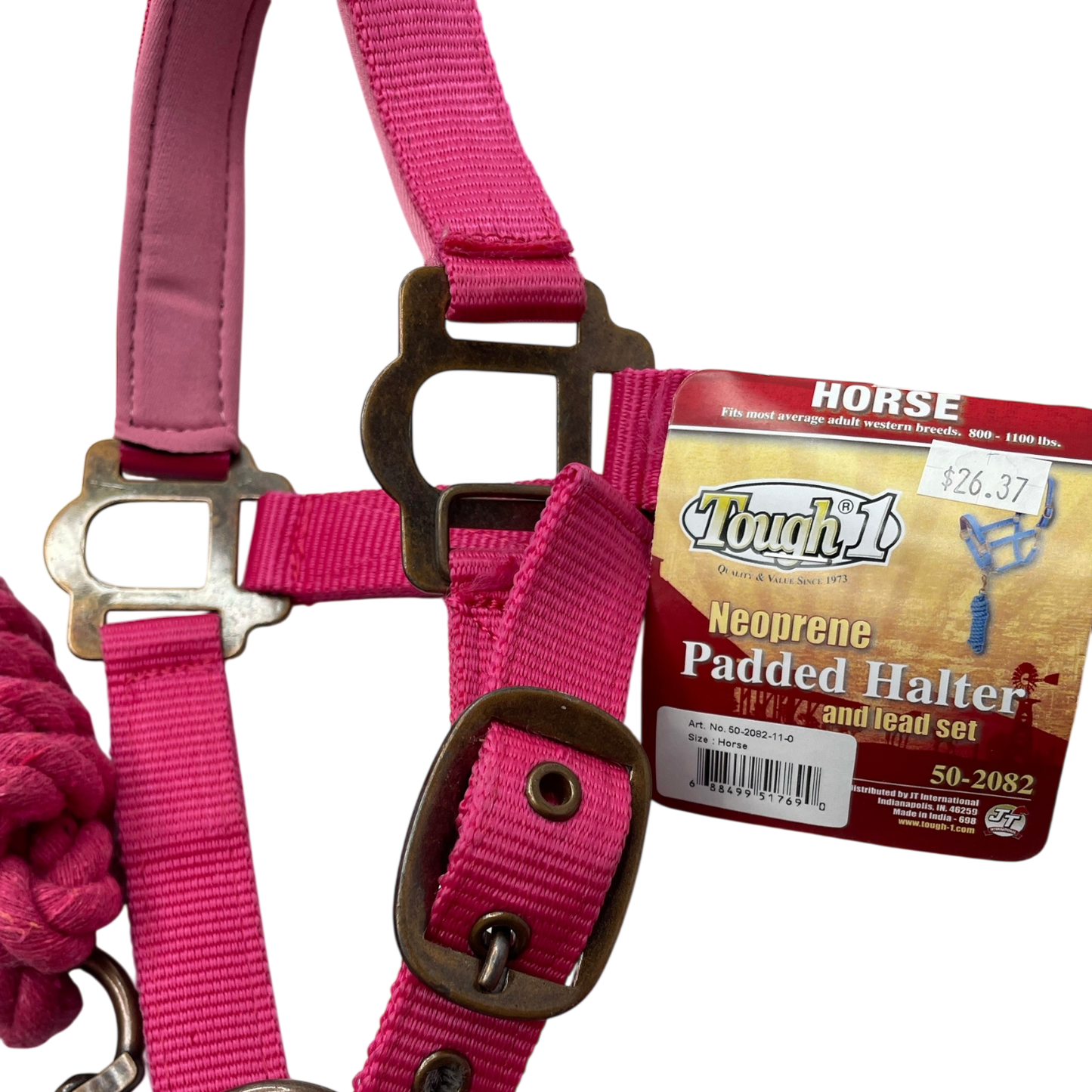 Neoprene Padded Halter and Lead Set