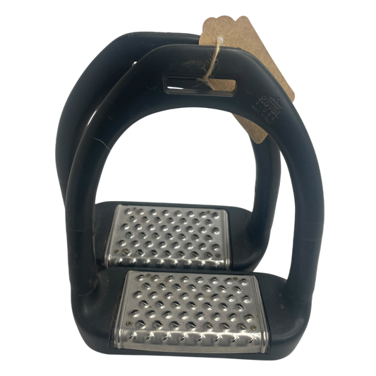 CONSIGNMENT Royal Rider Stirrups Black 4 3/4"