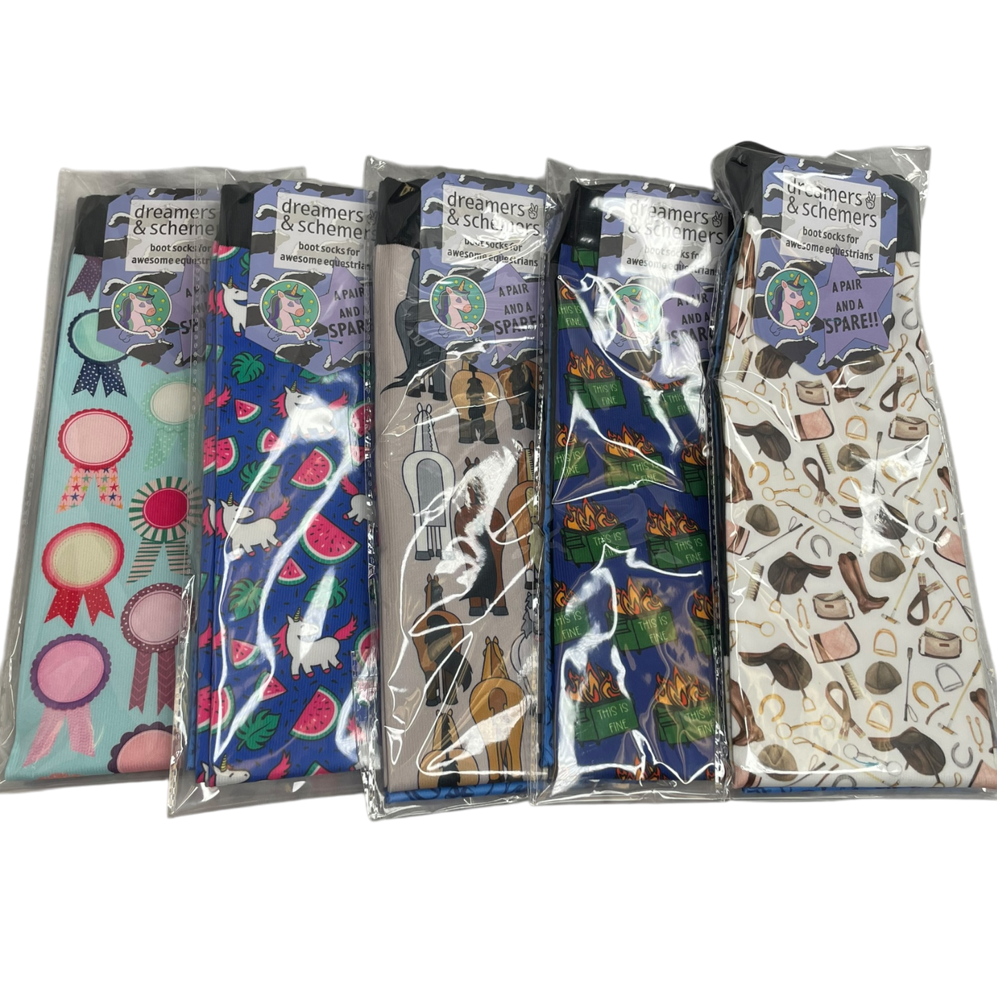 Dreamers & Schemers Pair & a Spare Knee High Socks