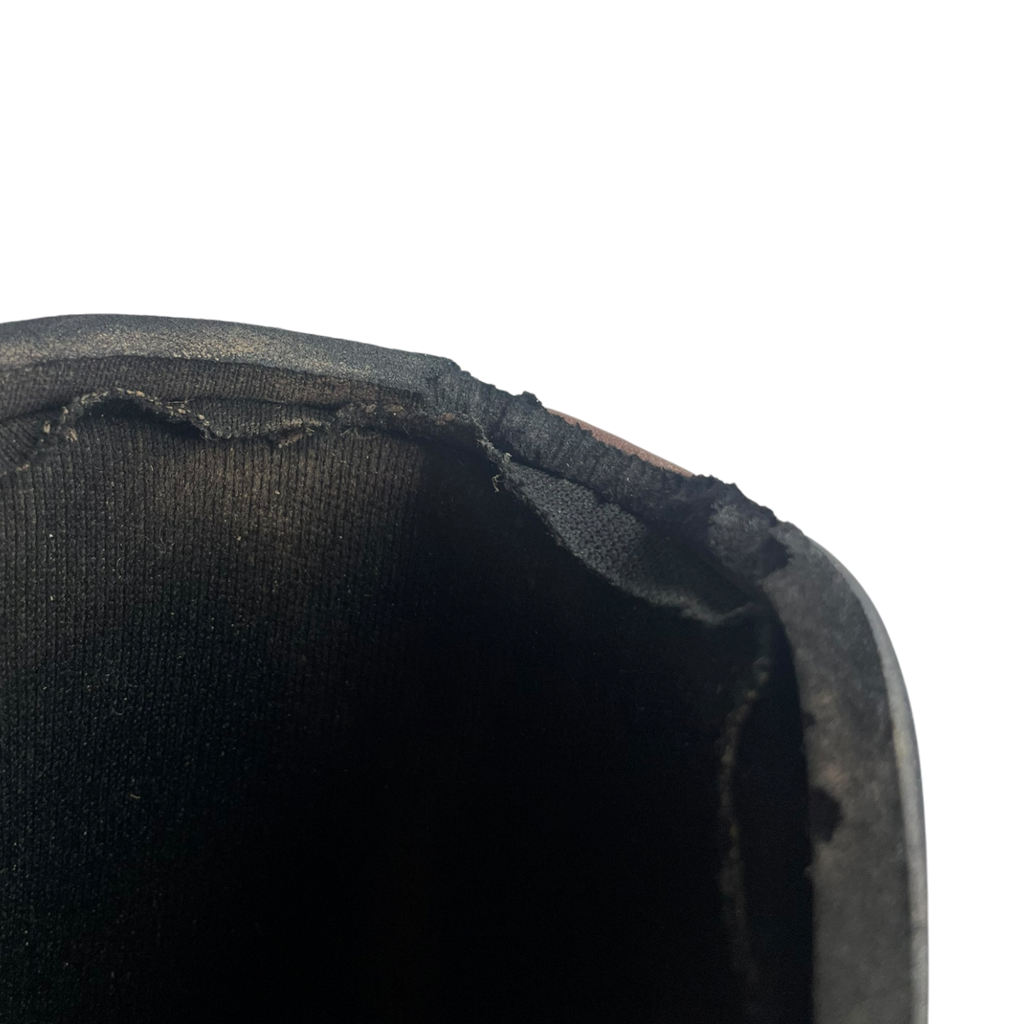 CONSIGNMENT HDR Leather Open Front Boots