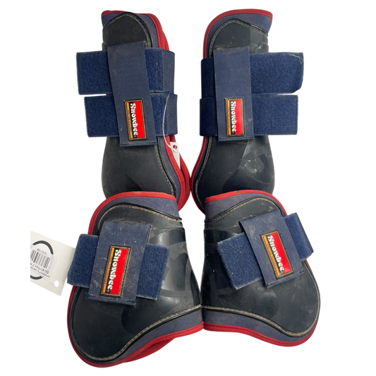 CONSIGNMENT Snowbee Open Front Set Navy & Red XL