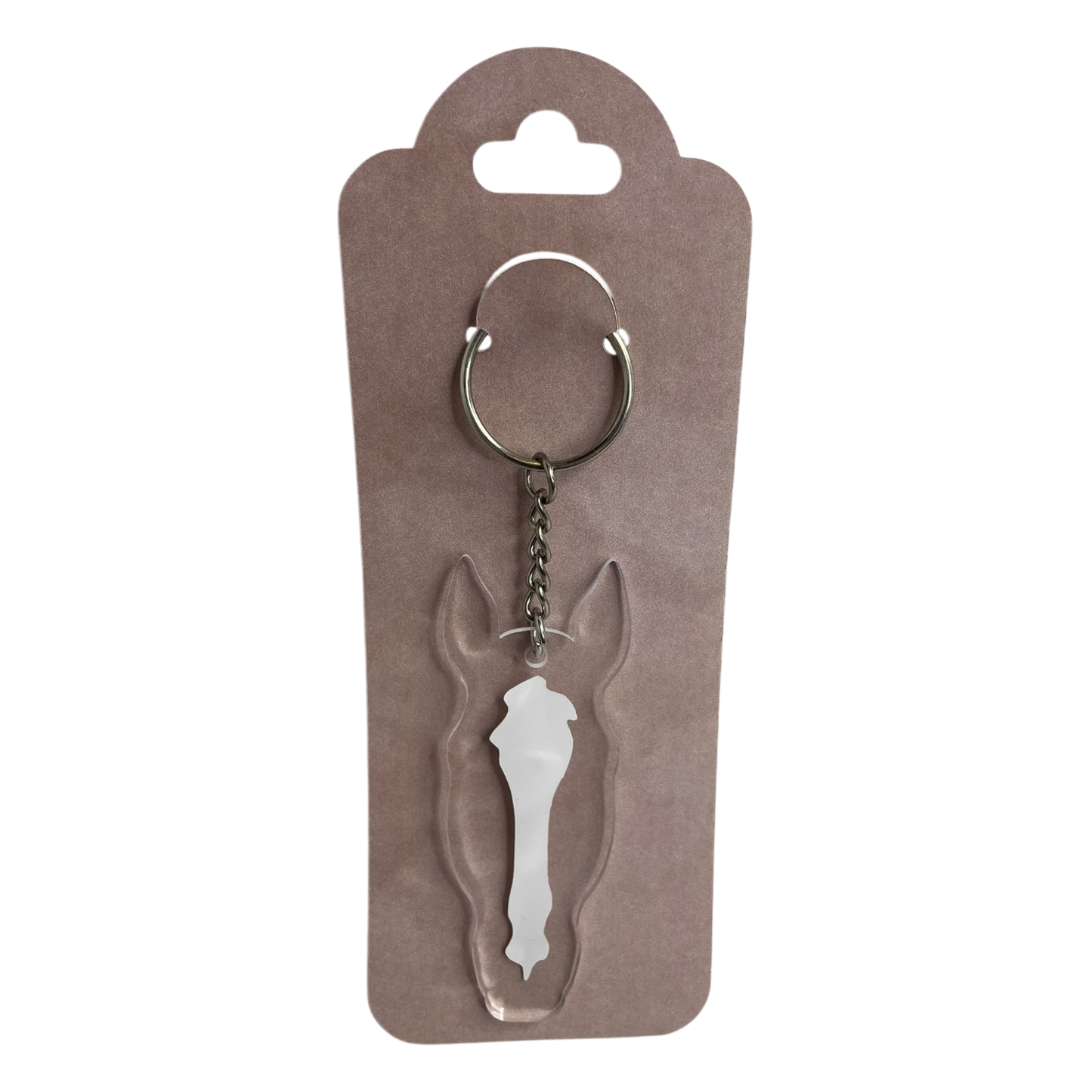 Horse Head Face Marking Keychains