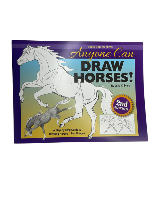 Anyone Can Draw Horses Softcover book