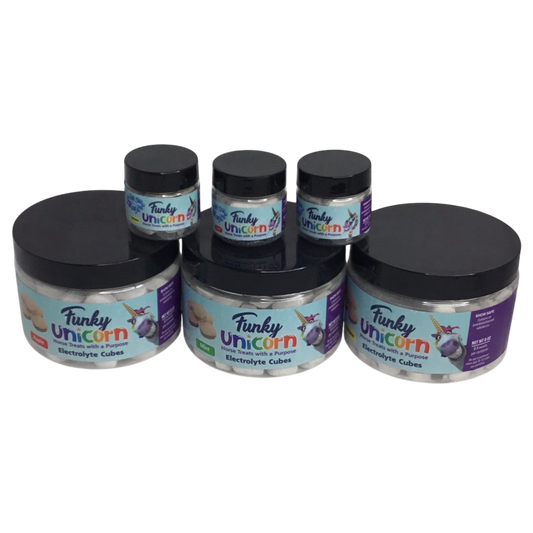 Funky Unicorn Electrolyte Cubes