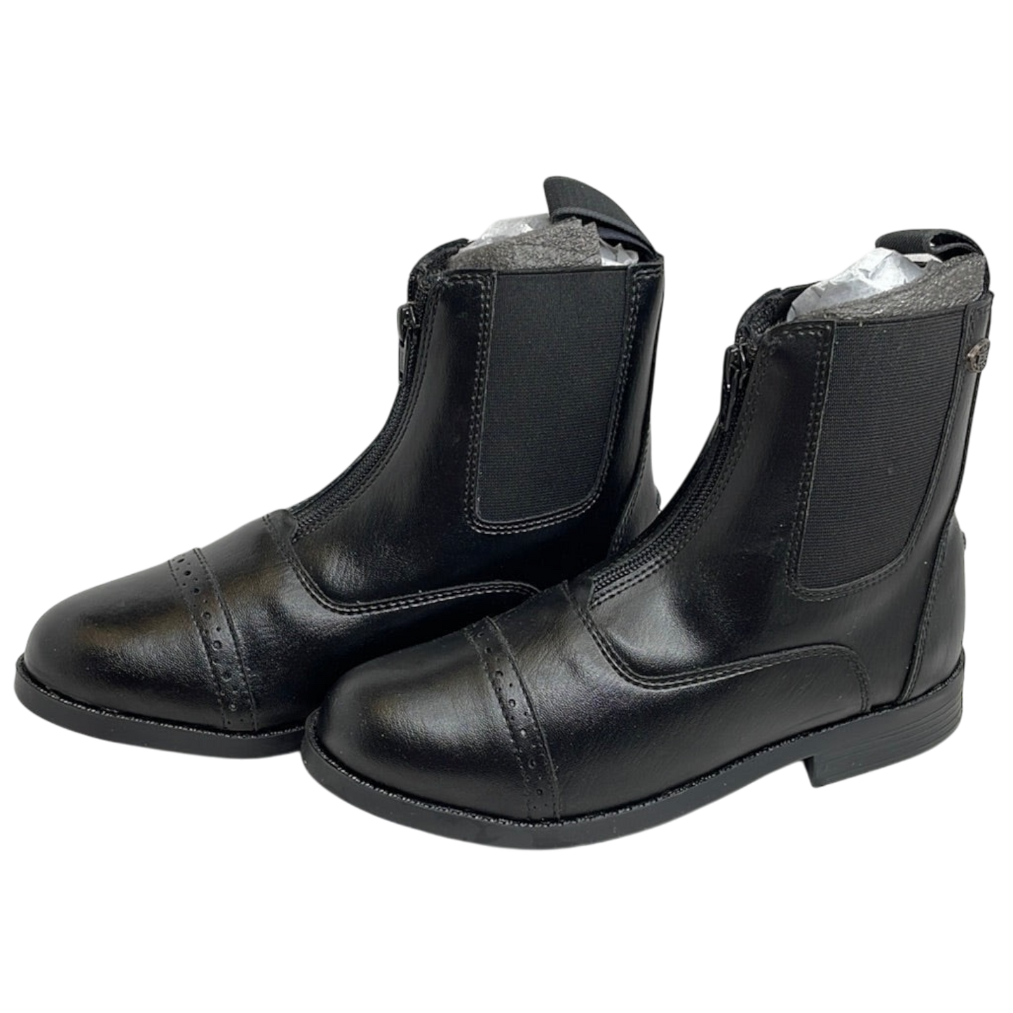 Children's Equi Star Zip Up Synthetic Paddock Boot
