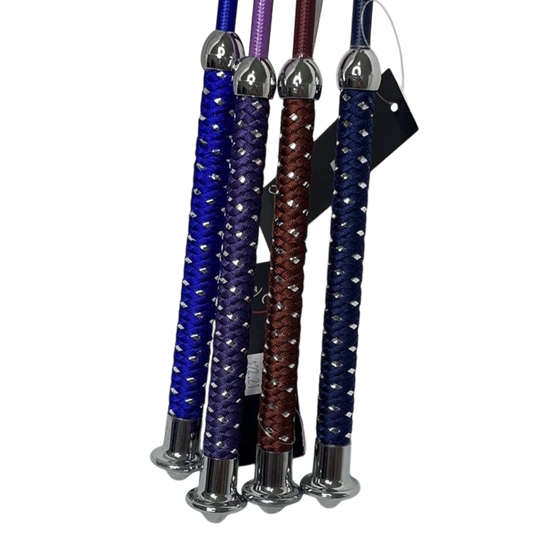 Dressage Whip-Silver-