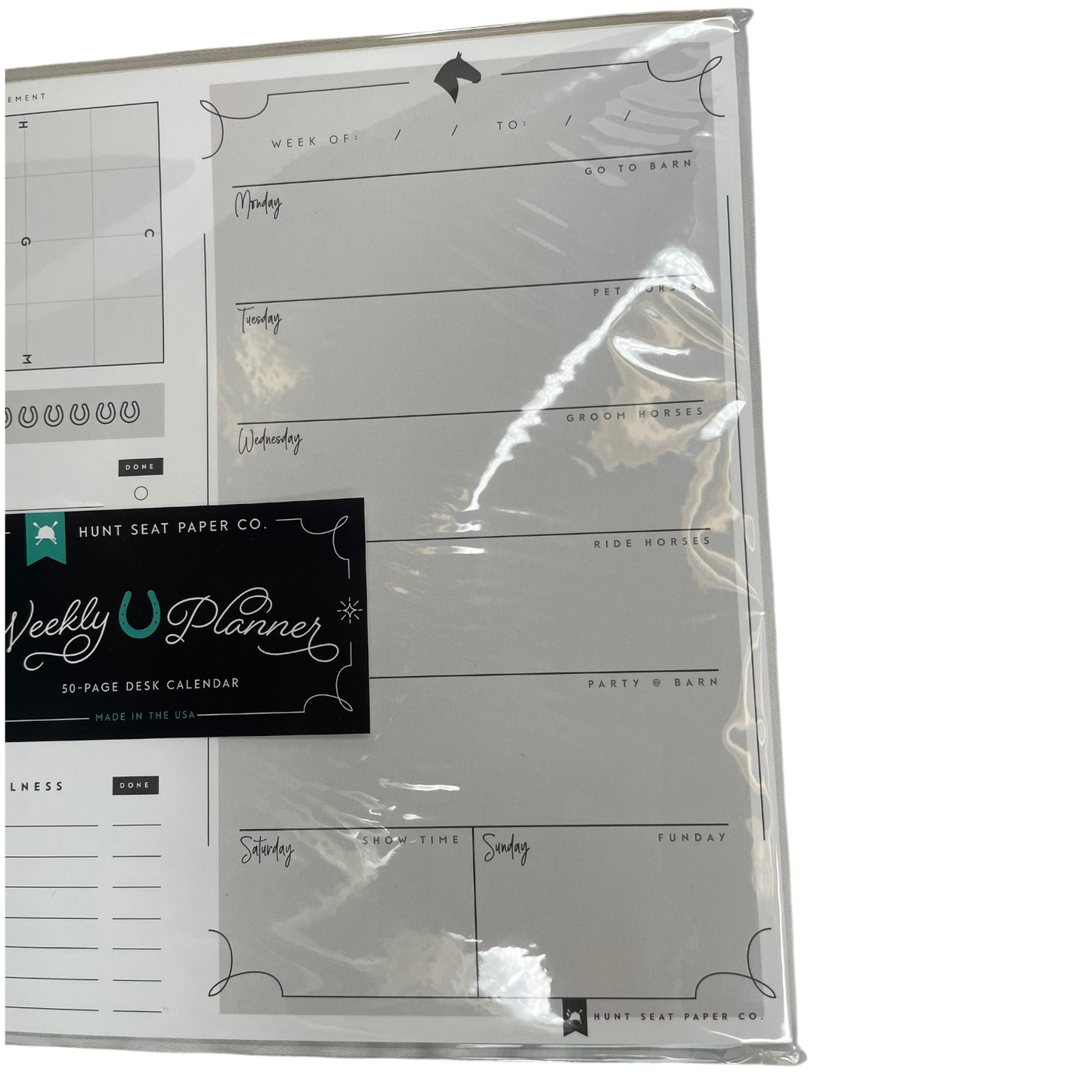 Equestrian Weekly Planner