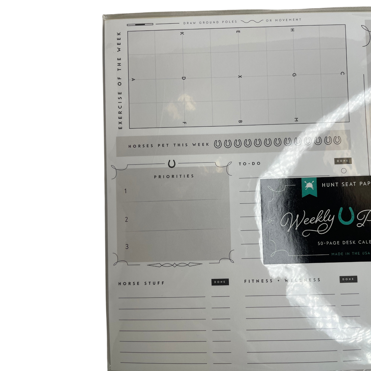 Equestrian Weekly Planner