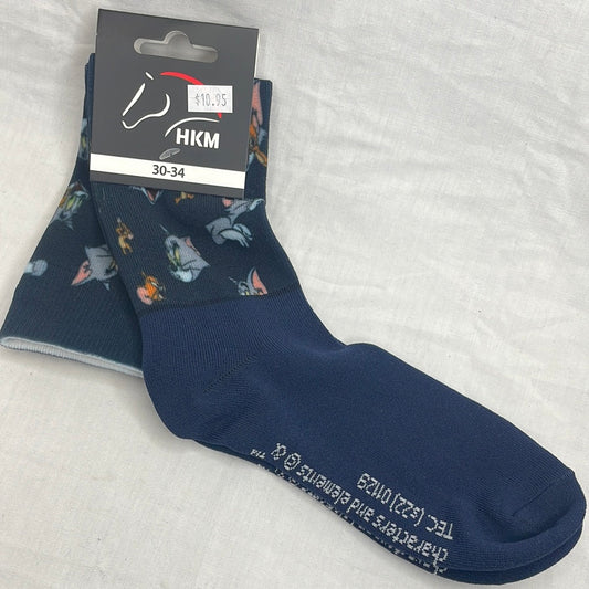 Tom & Jerry Knee High Riding Socks