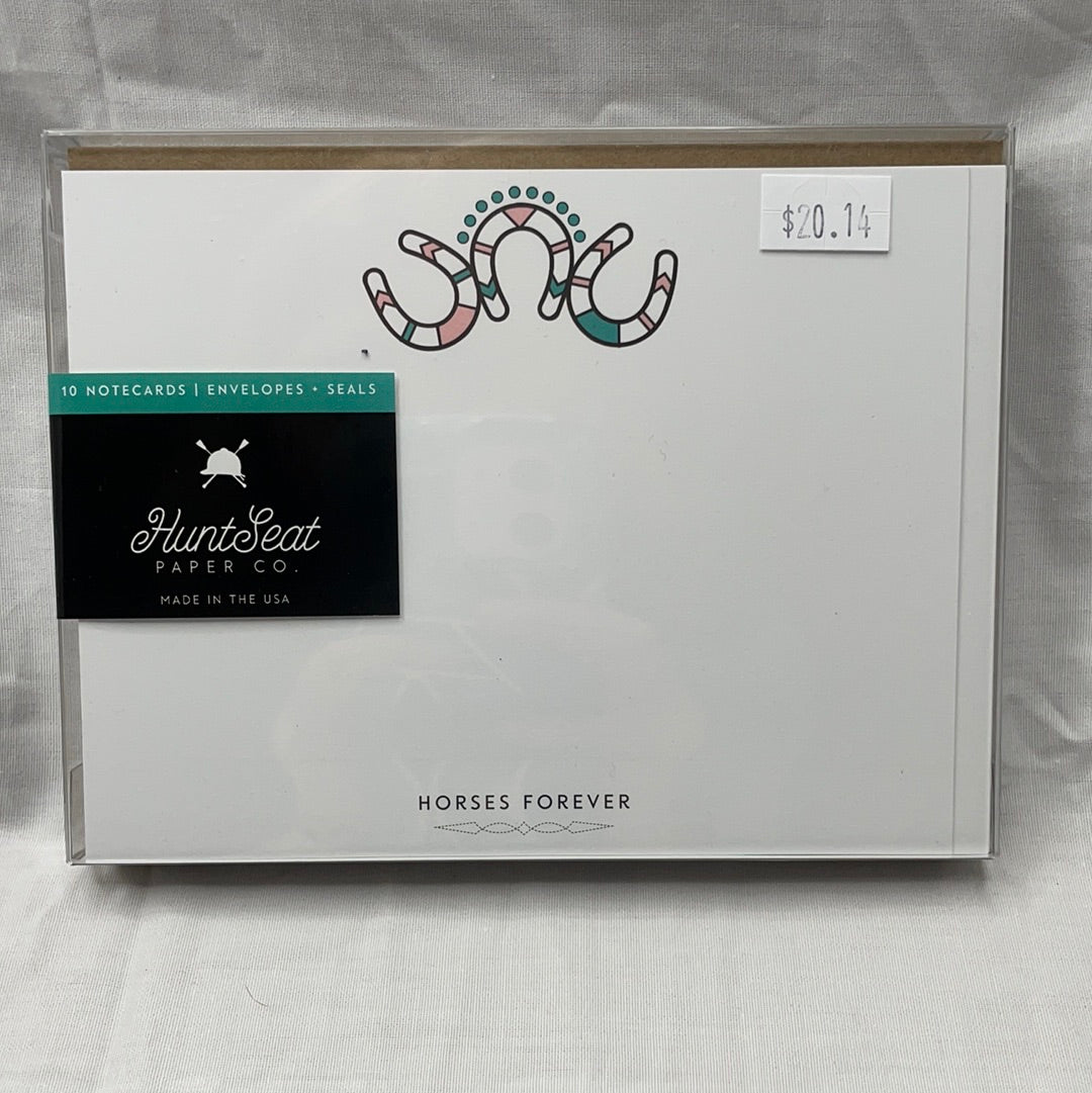 Thundering Hooves Equestrian Notecard Set