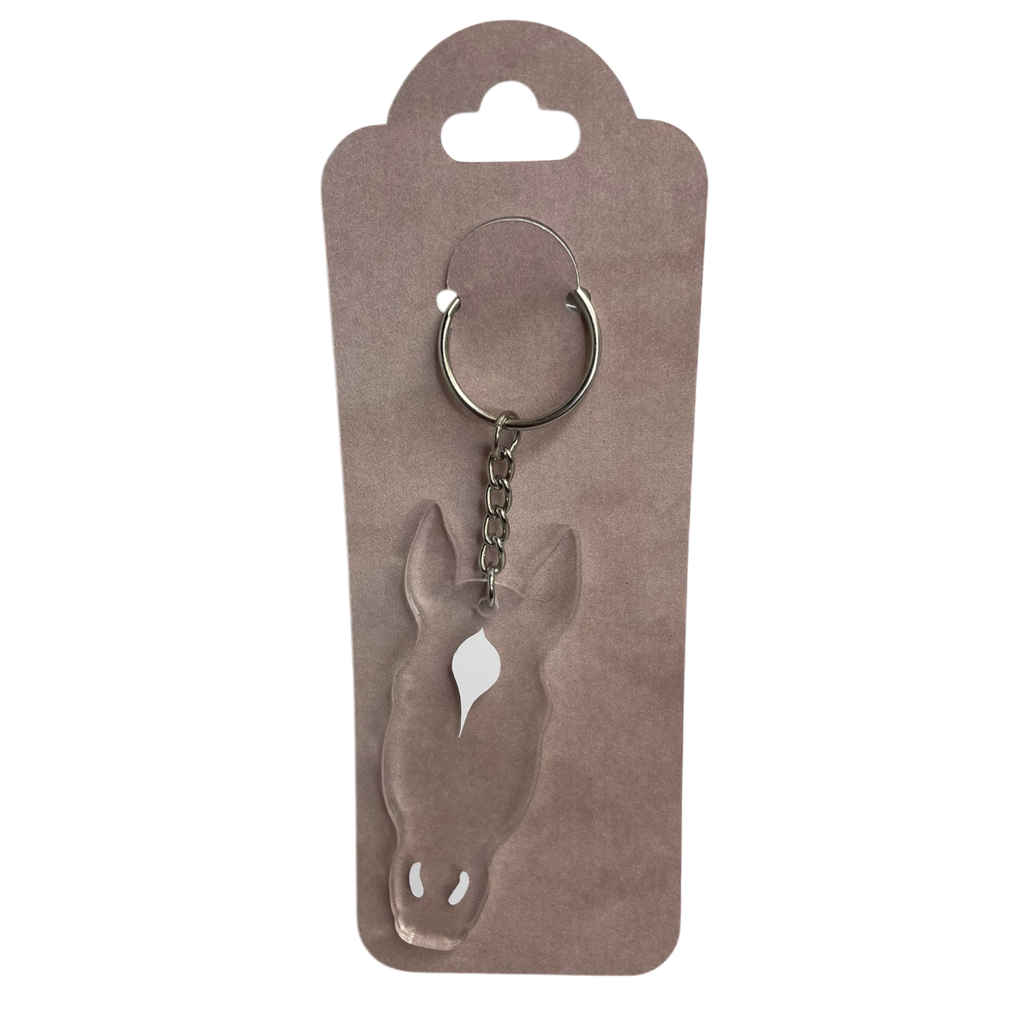 Horse Head Face Marking Keychains