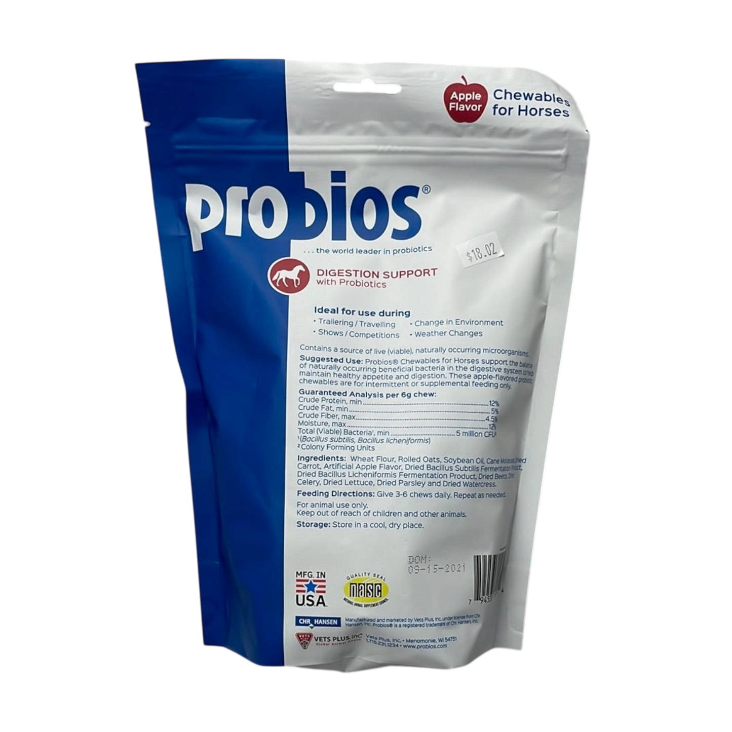 Probios Digestion Support Horse Treat
