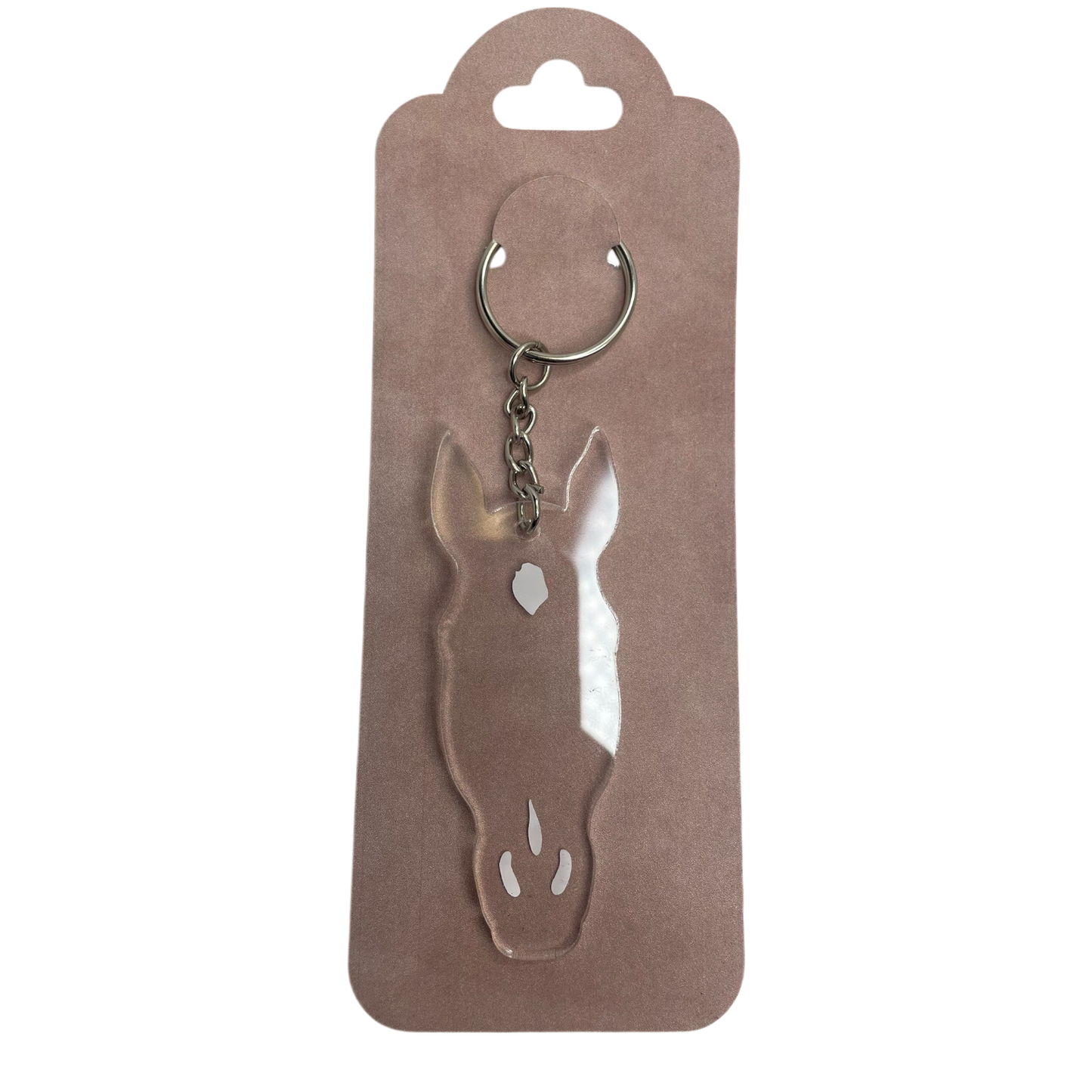 Horse Head Face Marking Keychains