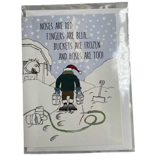 Noses Are Red... Card