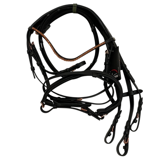 HKM Rosegold Glamour Bridle