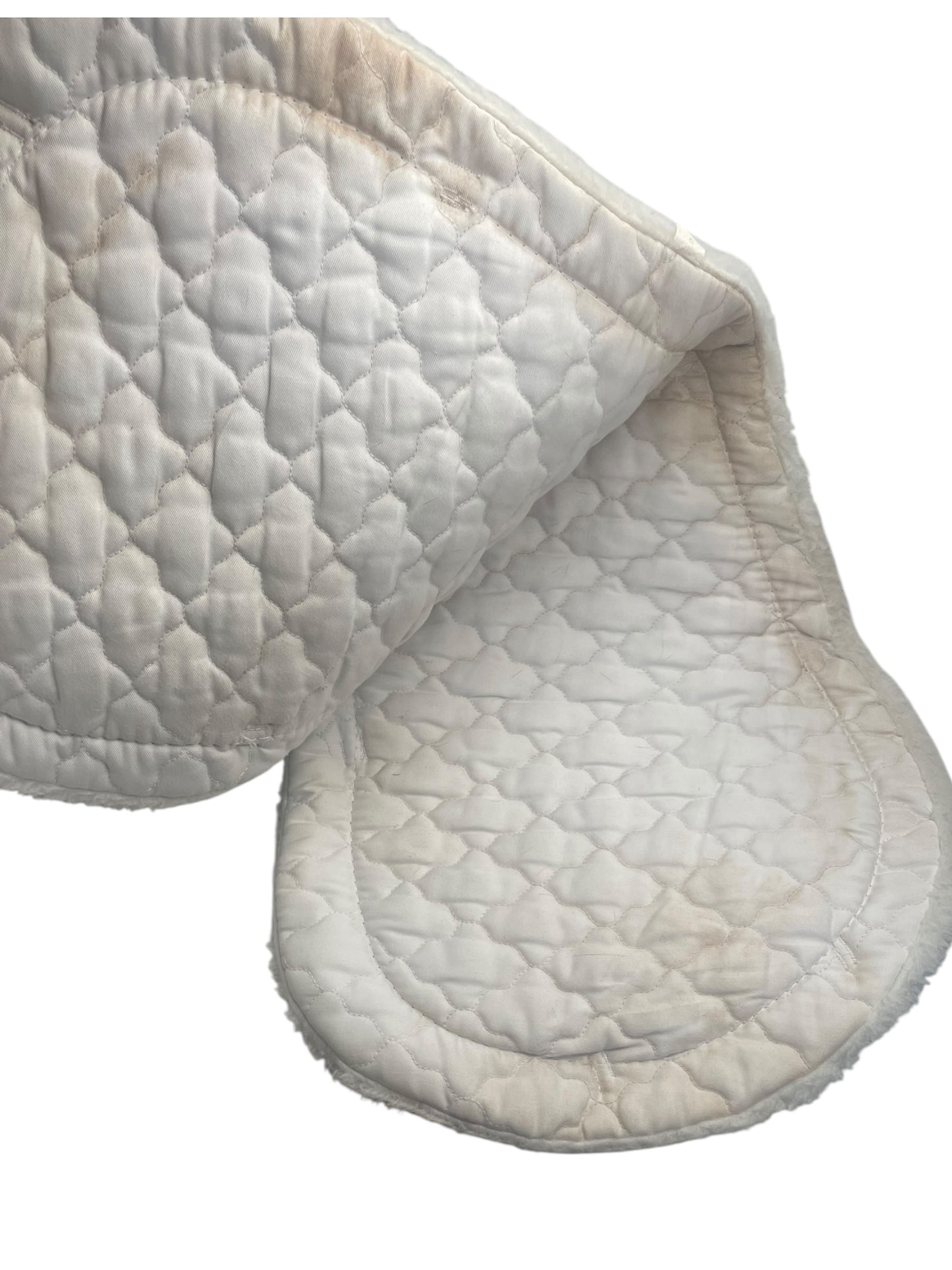 CONSIGNMENT Fleece Shaped Equitation Saddle Pad #3