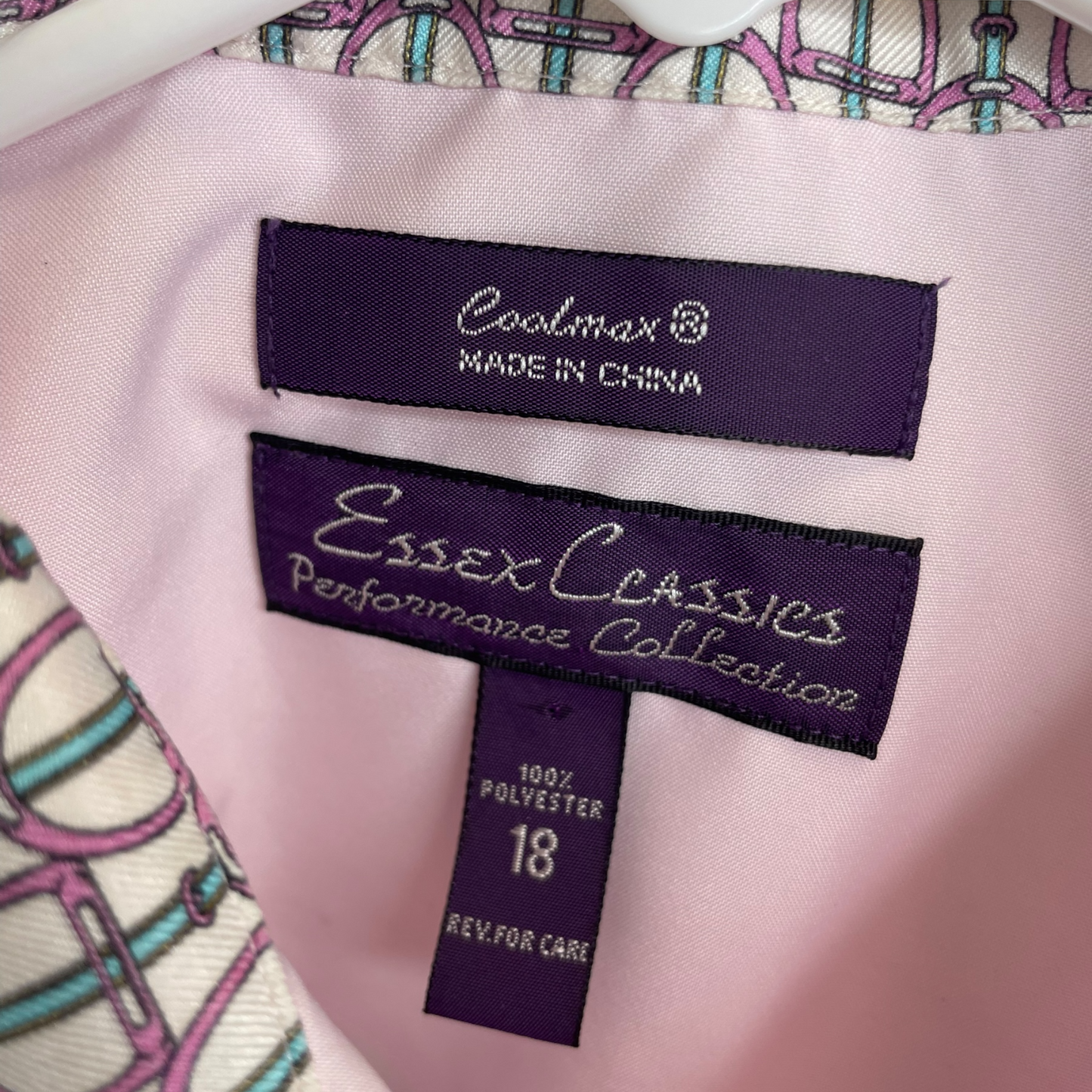 CONSIGNMENT Essex Show Shirt size 18