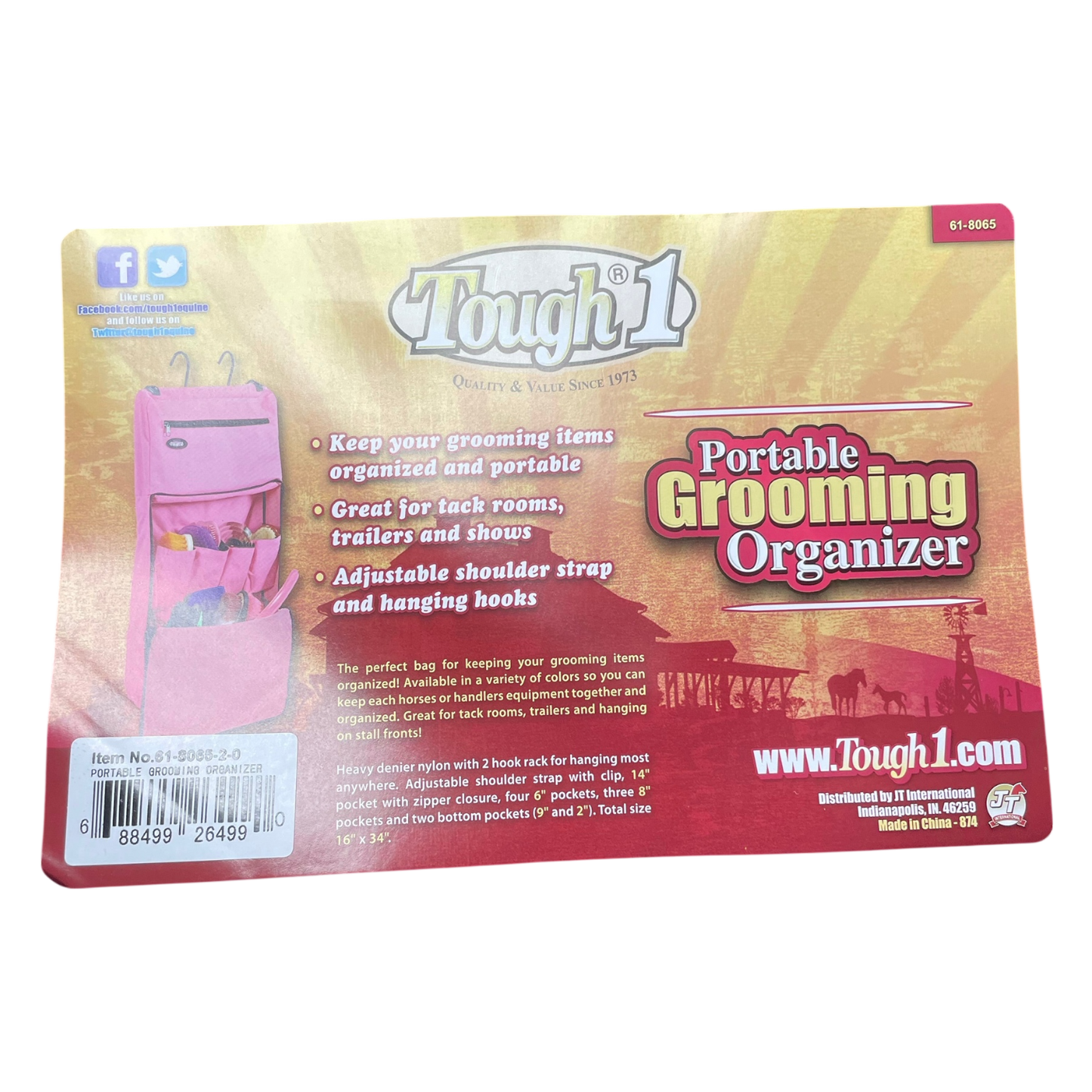 Portable Grooming Tool Organizer