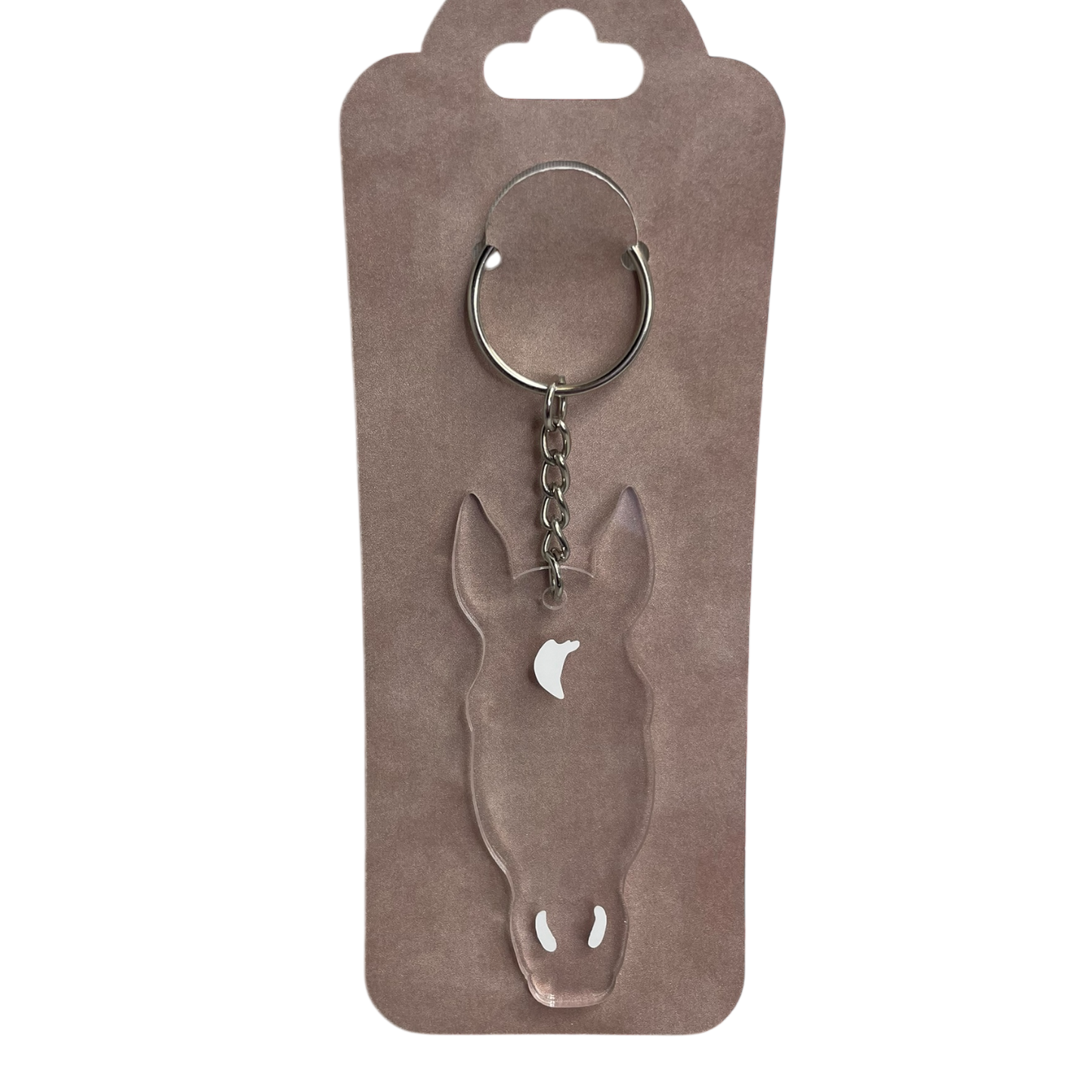 Horse Head Face Marking Keychains