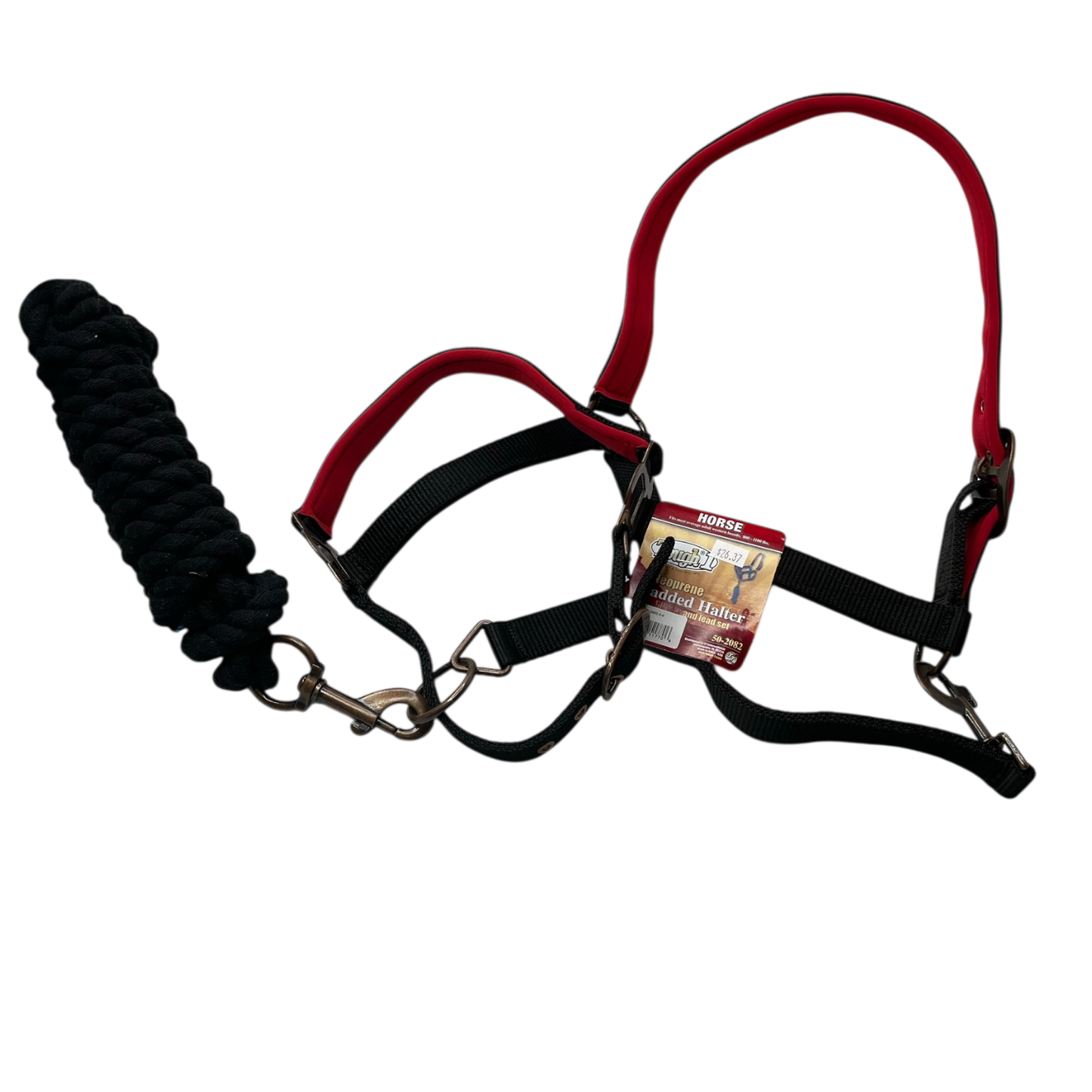 Neoprene Padded Halter and Lead Set