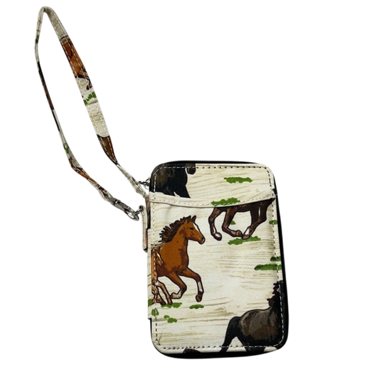 Horse Canvas Wristlet
