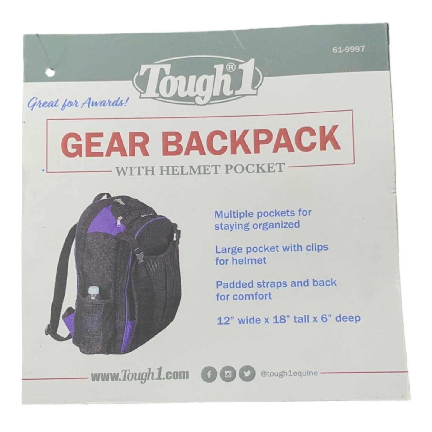 Tough1 Gear Backpack