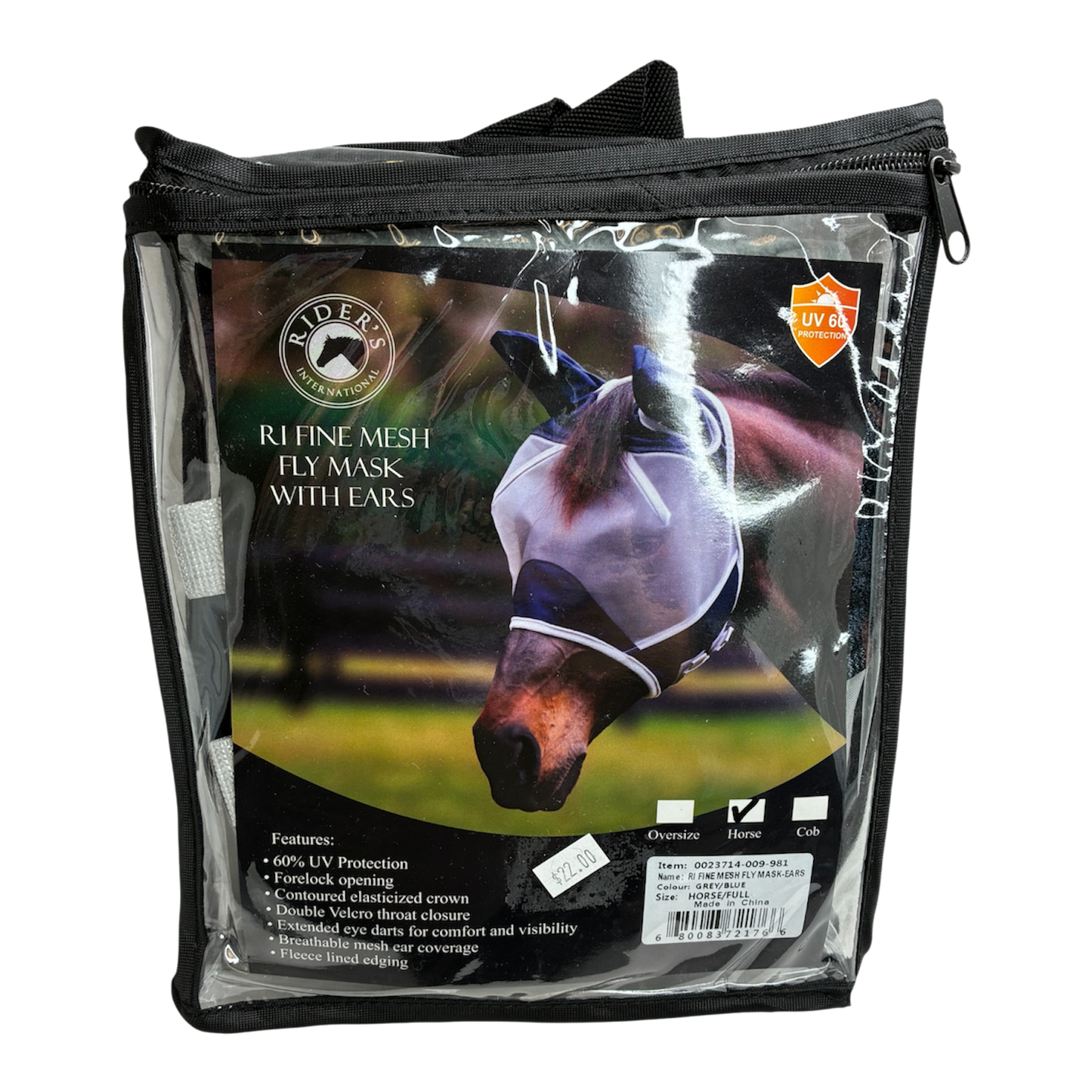 CONSIGNMENT Rider’s International™ Fine Mesh Fly Mask with Ears Horse
