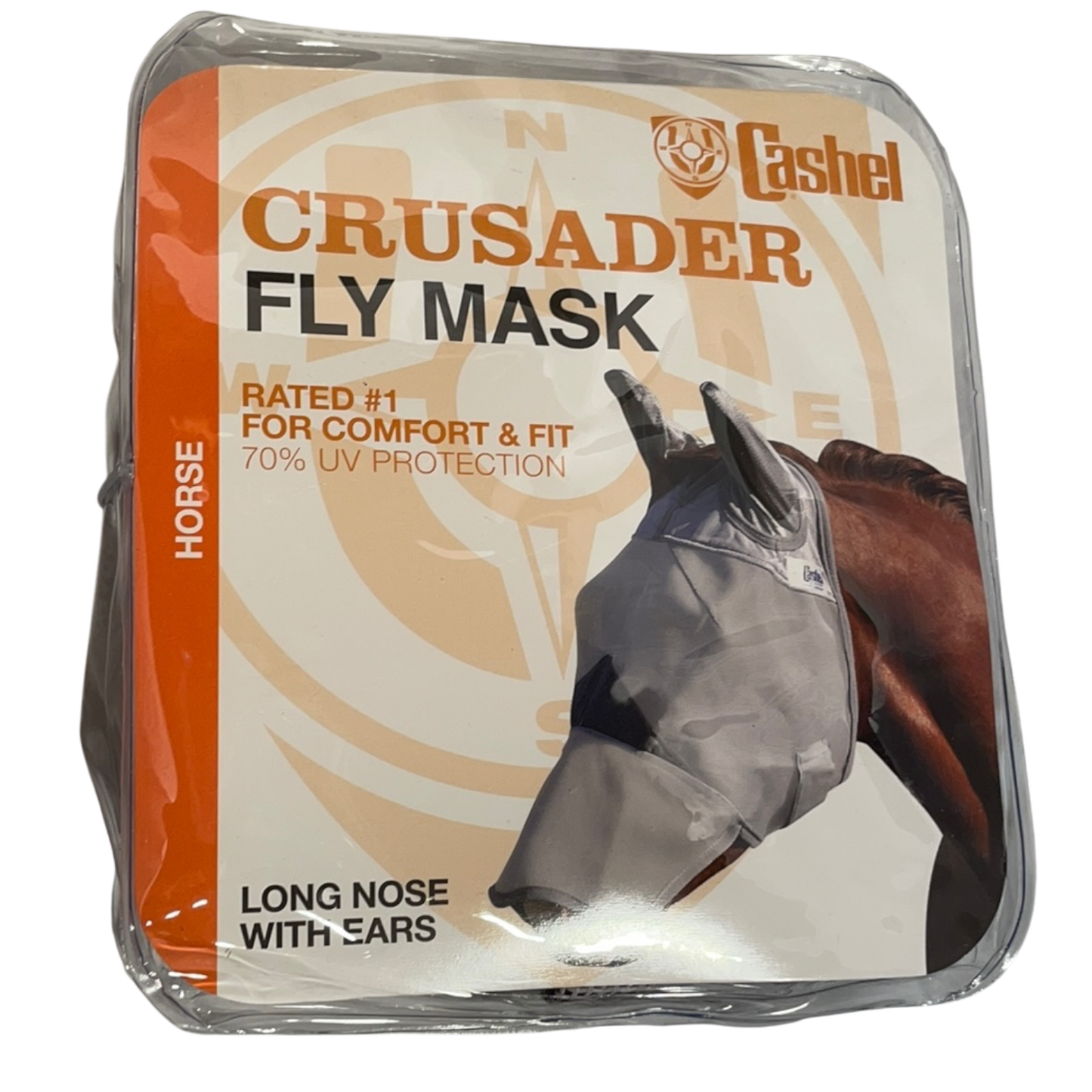 Cashel Crusader Fly Mask Long Nose Horse with Ears