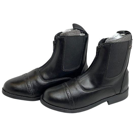 Children's Equi Star Zip Up Synthetic Paddock Boot