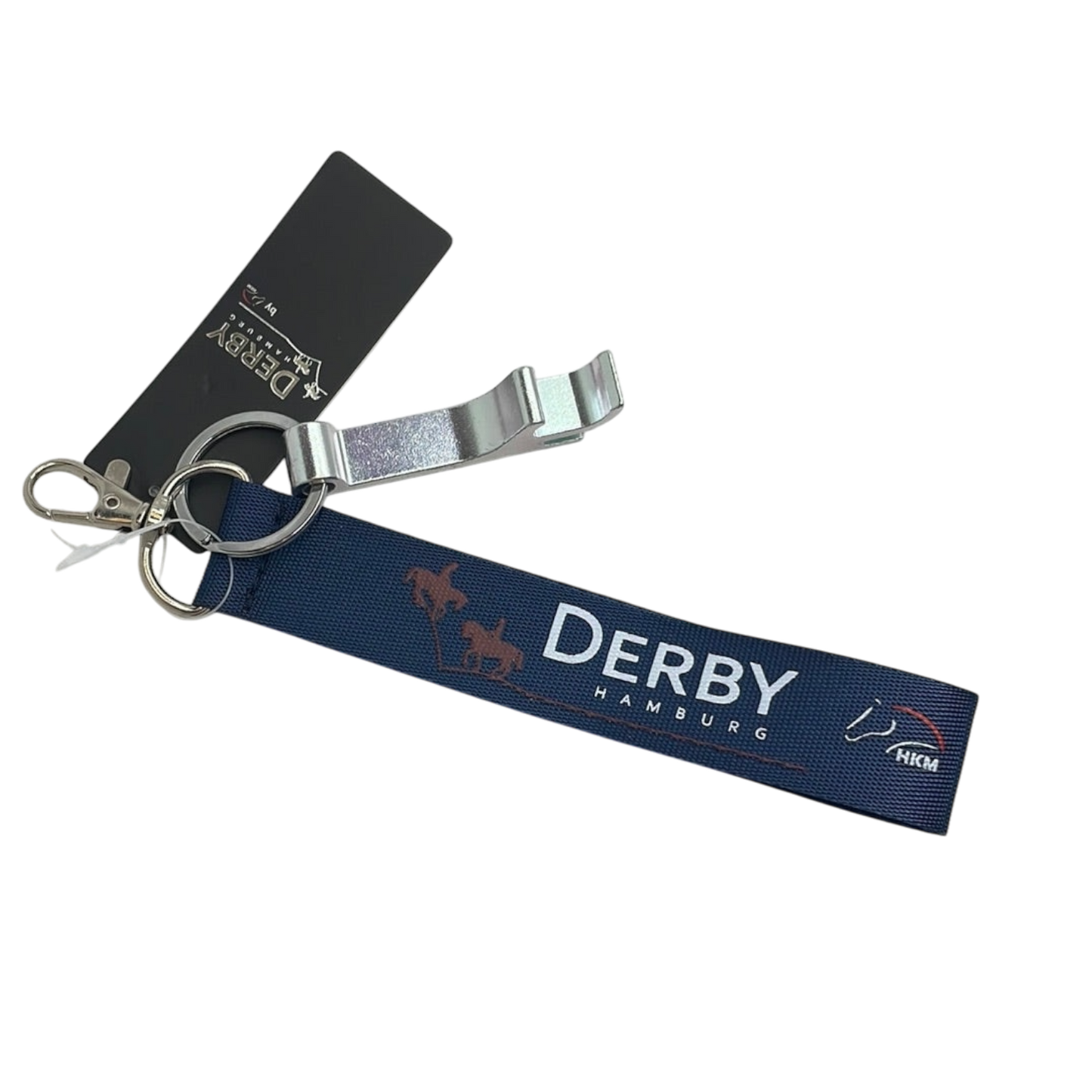 Derby Wristlet Key Chain & Bottle Opener