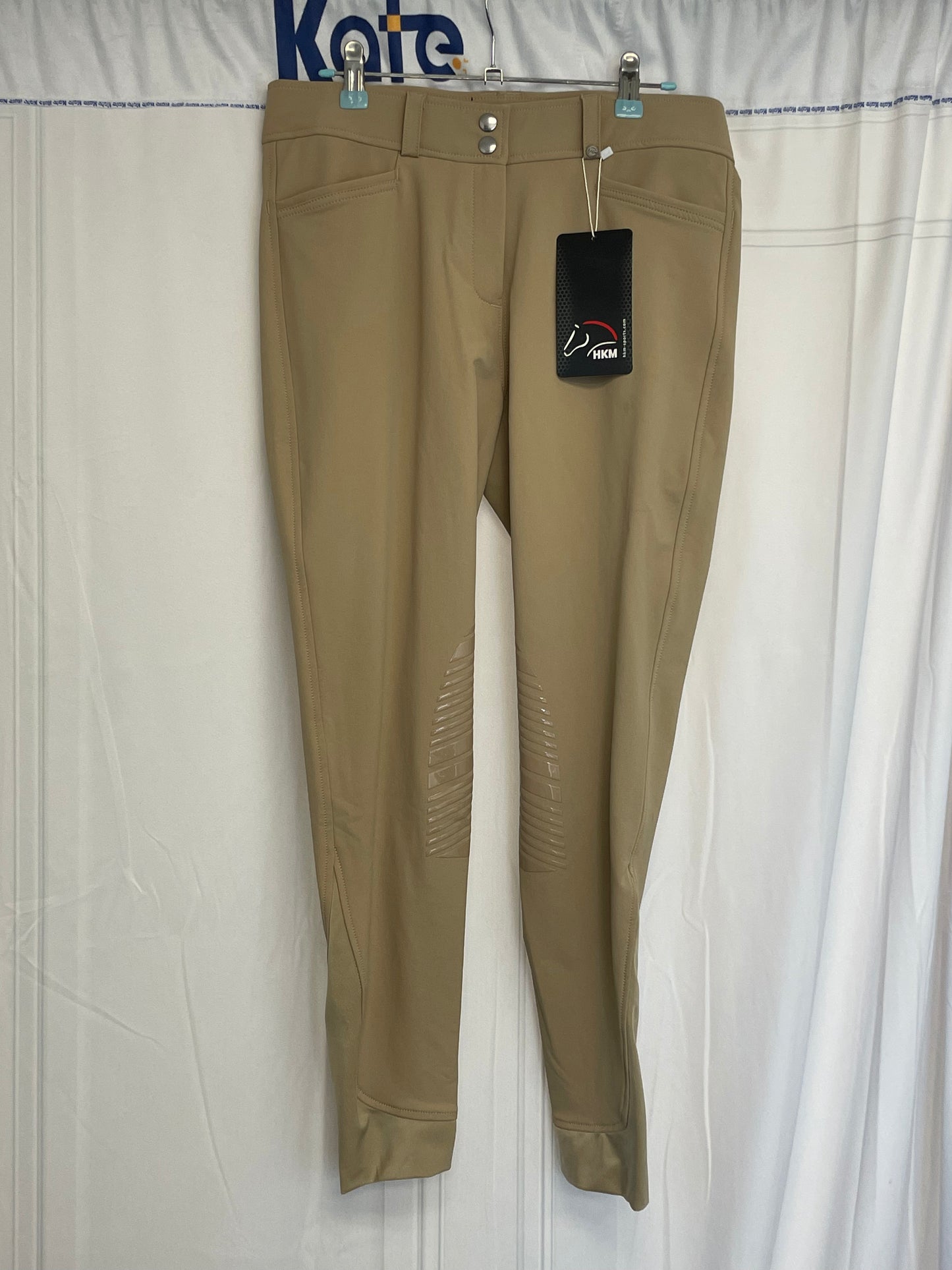 HKM Hunter Silicone Knee Patch Riding Breeches