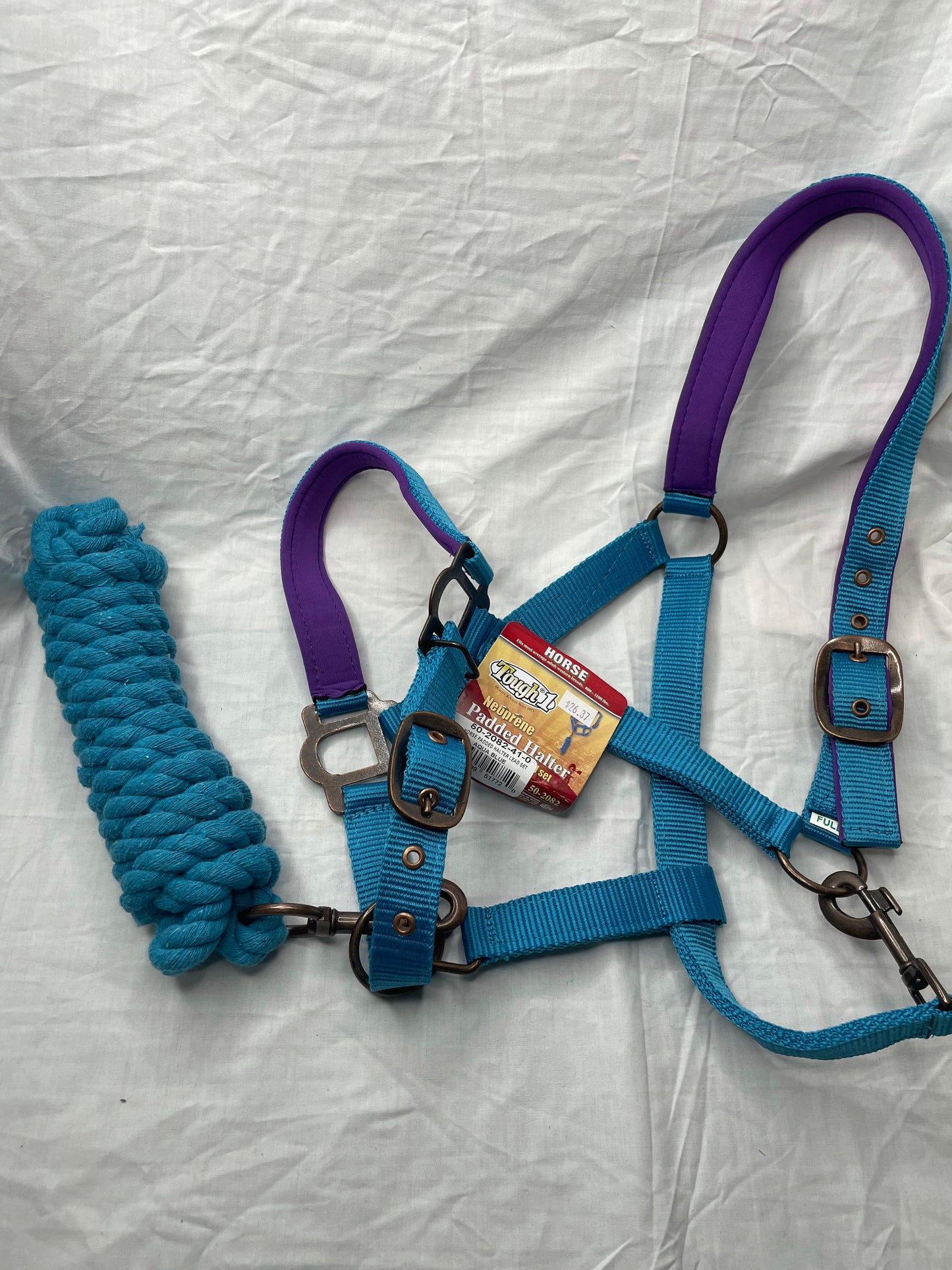 Neoprene Padded Halter and Lead Set