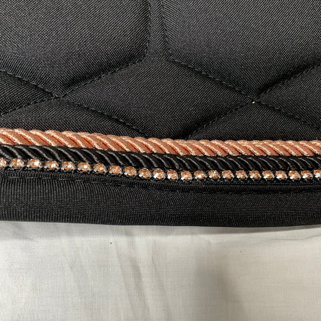 Dressage Saddle Pad-Rosegold Glamour