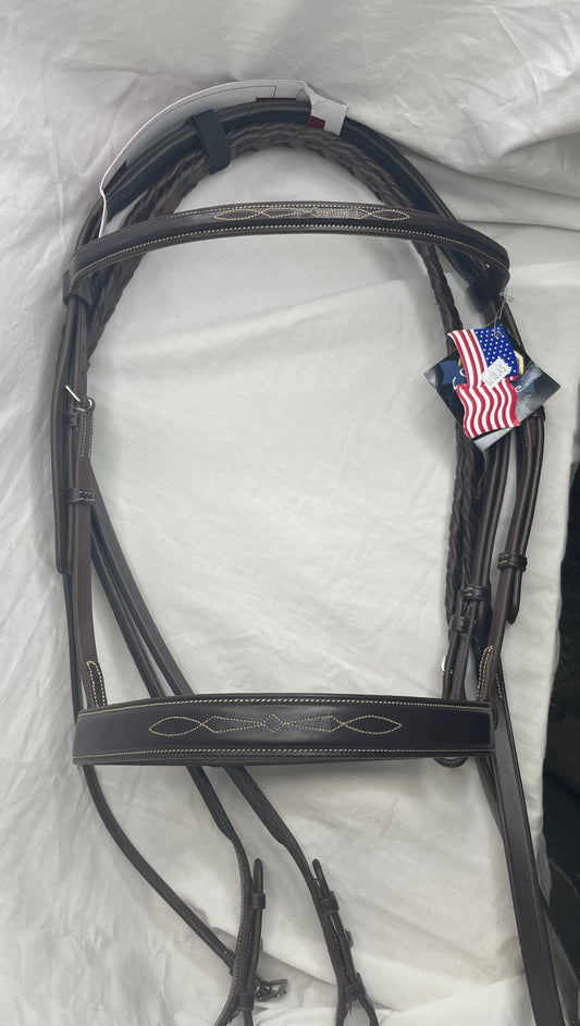 Ovation Wide Noseband Fancy Stitched Bridle