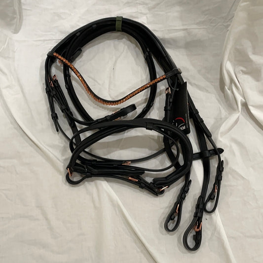 HKM Rosegold Glamour Bridle